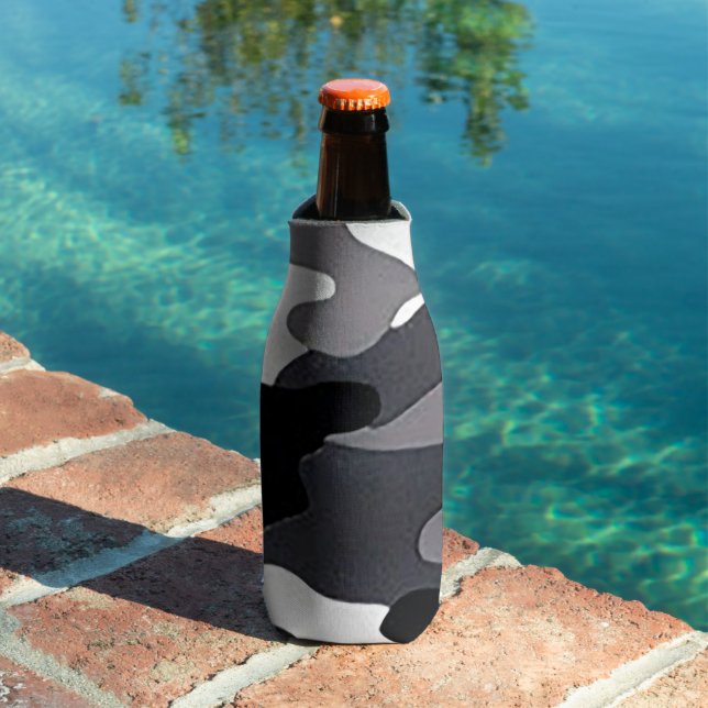 Graue Camouflage Flaschenkühler (In Situ Pool)