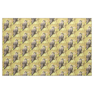 Graue Catbird-Fabric Stoff