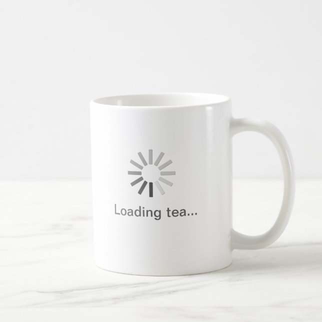 graue Computerladen-Symbol-Tasse Kaffeetasse (Rechts)