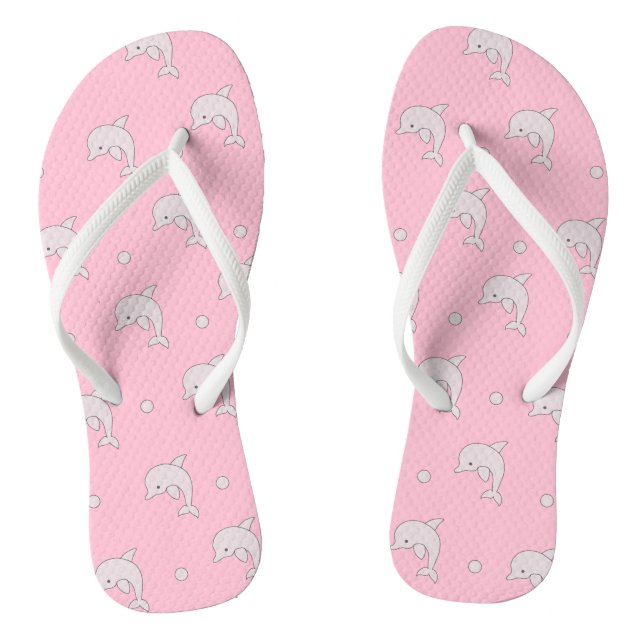 Graue Delphine Flip Flops (Fußbett)