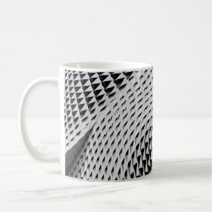 Graue digitale Tapete Kaffeetasse