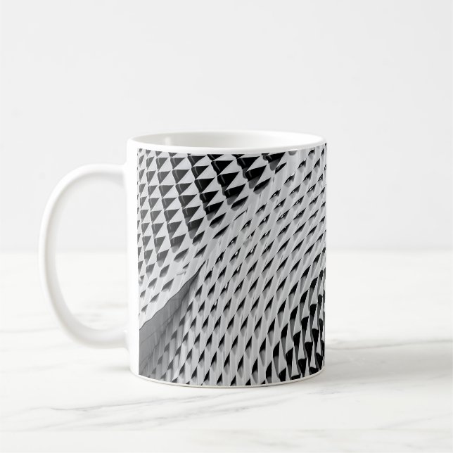 Graue digitale Tapete Kaffeetasse (Links)