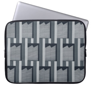 Graue digitale Tapete Laptopschutzhülle