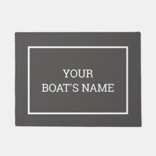 Graue Dockmat für den benutzerdefinierten Bootsna Fußmatte