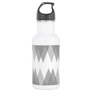 Graue Dreiecke Edelstahlflasche