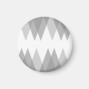Graue Dreiecke Magnet