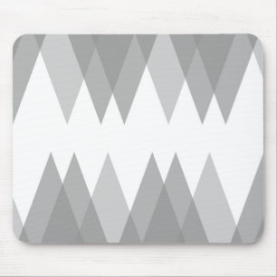 Graue Dreiecke Mousepad