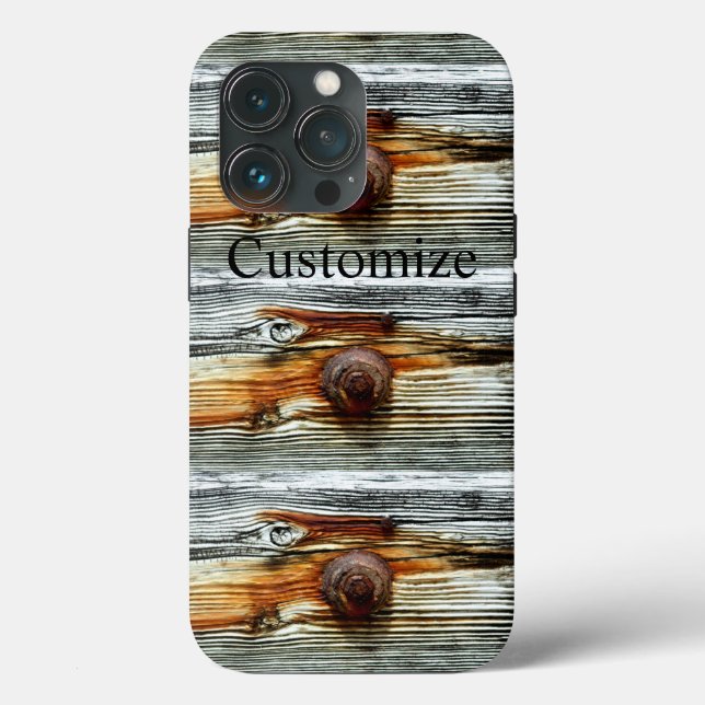 Graue Driftholzbretter Thunder_Cove Case-Mate iPhone Hülle (Rückseite)