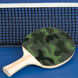 Graue dunkelgrüne Tarnung Nr. 14 Tischtennis Schläger