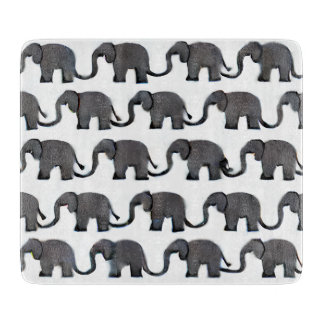 Graue Elefant Gemustert Schneidebrett