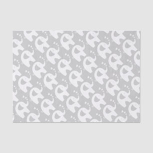 Graue Elefanten Baby Dusche Geschenkpapier Seidenpapier