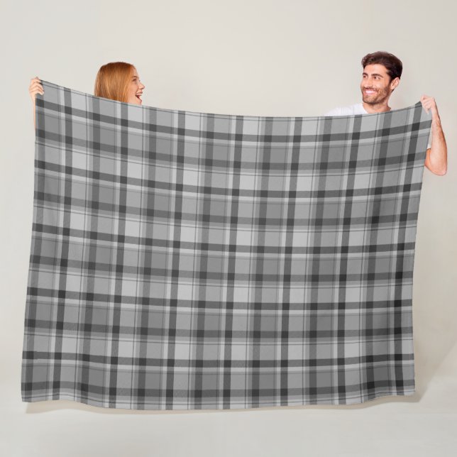Graue Flannel-Print, Fleece Blanket, 60"x 80" (Beispiel)