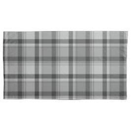 Graue Flannel-Print, King Kissen Hüllen Kissenbezug