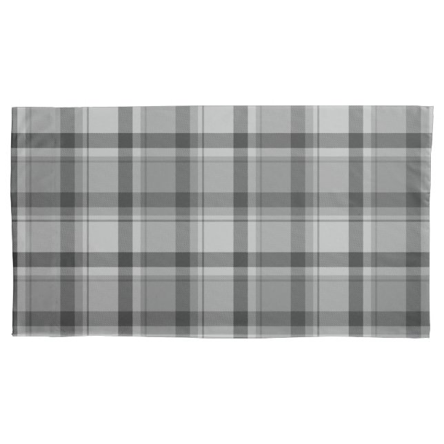 Graue Flannel-Print, King Kissen Hüllen Kissenbezug (Vorderseite-Links)