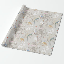 Graue Gärten Chinoiserie Wrapping Paper Geschenkpapier