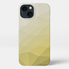 Graue gelbe ombre Mesh cool elegantes Muster iPhone Hülle