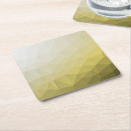 Graue gelbe ombre Mesh cool elegantes Muster Rechteckiger Pappuntersetzer