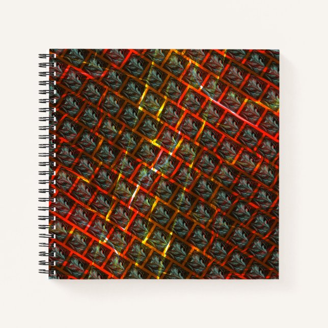 Graue "gerahmte Augen", Gräber, Quadrate oder rote Notizbuch (Vorderseite)