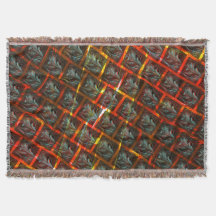 Graue "gerahmte Augen", Grätze, Quadrate oder rote