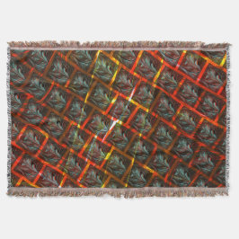 Graue "gerahmte Augen", Grätze, Quadrate oder rote Decke