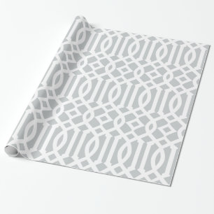Graue Geschenk-Verpackung des Gitter-  Geschenkpapier