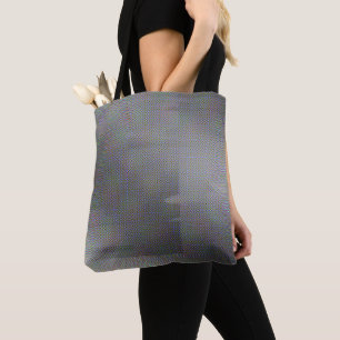 Graue Glitch-Art Mikro-Punkte Vaporwave-Ästhetik Tasche