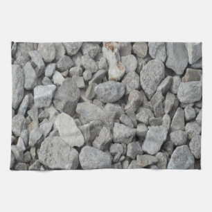 Graue Granit-Kiesel Geschirrtuch