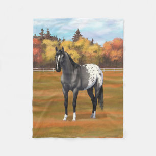 Graue Grulla Appaloosa Vierter Stallion Fleecedecke