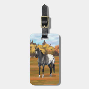 Graue Grulla Appaloosa Vierter Stallion Gepäckanhänger