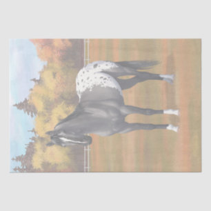 Graue Grulla Appaloosa Vierter Stallion Seidenpapier