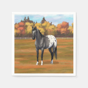Graue Grulla Appaloosa Vierter Stallion Serviette
