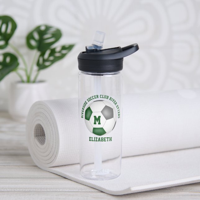 Graue grüne Schulklubmannschaft färbt kundenspezif Trinkflasche (Yoga)