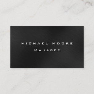 Graue Hintergrundmuster Manager Business Card Visitenkarte