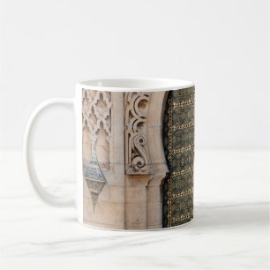 GRAUE HOLZTÜR KAFFEETASSE