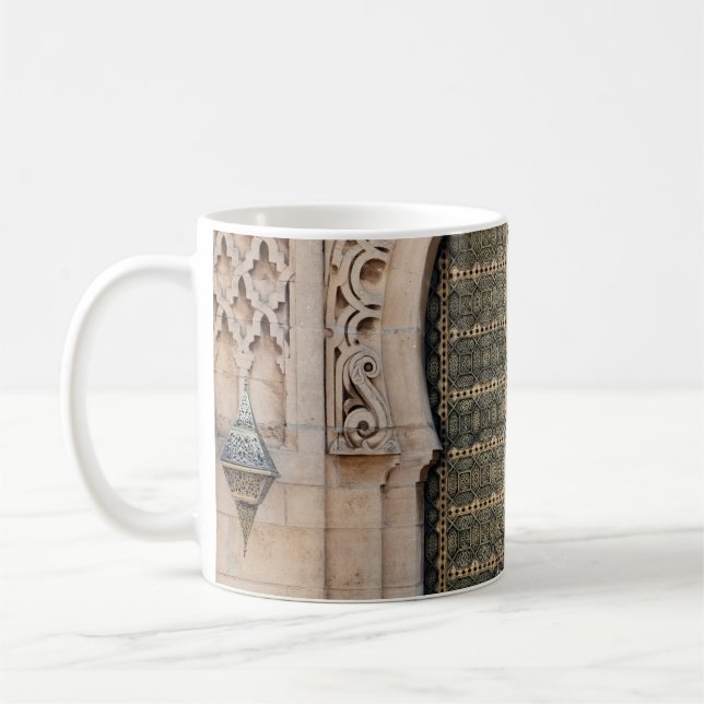 GRAUE HOLZTÜR KAFFEETASSE (Links)