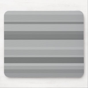 Graue horizontale Streifen Mousepad