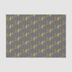 Graue, Imitate Gold 14. (Vierzehnte) Veranstaltung Seidenpapier
