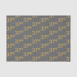 Graue, Imitate Gold 37. (siebenunddreißig) Veranst Seidenpapier