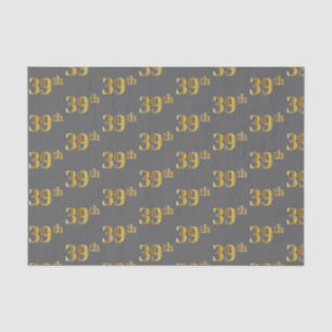 Graue, Imitate Gold 39. (39.) Veranstaltung Seidenpapier
