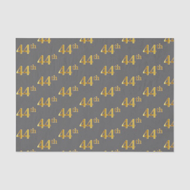Graue, Imitate Gold 44. (44.) Veranstaltung Seidenpapier (Vorderseite)