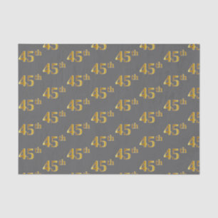 Graue, Imitate Gold 45. (fünfundvierzigste) Verans Seidenpapier