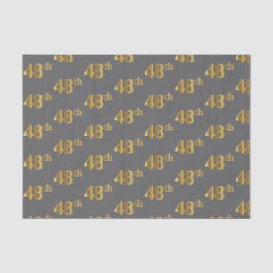 Graue, Imitate Gold 48. (Achtundvierzigste) Verans Seidenpapier