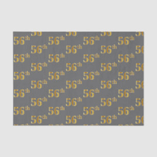Graue, Imitate Gold 56. (Sechsundfünfzigste) Veran Seidenpapier