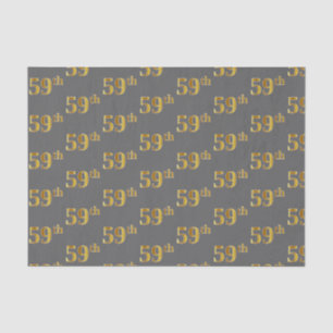 Graue, Imitate Gold 59. (Neunundfünfzigste) Verans Seidenpapier