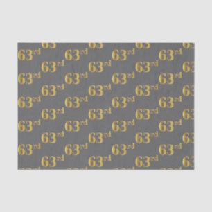 Graue, Imitate Gold 63. (63.) Veranstaltung Seidenpapier