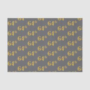 Graue, Imitate Gold 64. (Vierundsechzigste) Verans Seidenpapier