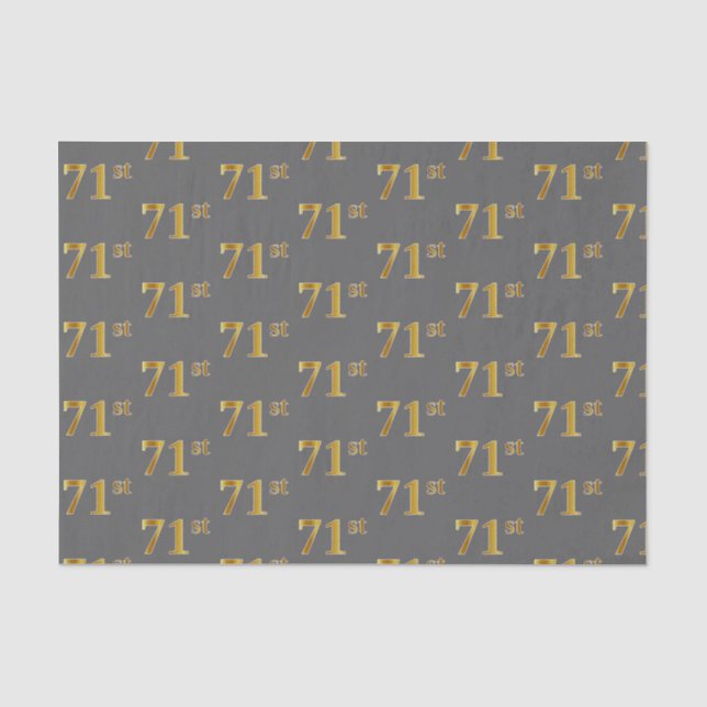Graue, Imitate Gold 71. (71. Seidenpapier (Vorderseite)