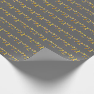 Graue, Imitate Gold 72. (72.) Veranstaltung Geschenkpapier