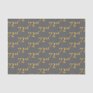 Graue, Imitate Gold 72. (72.) Veranstaltung Seidenpapier