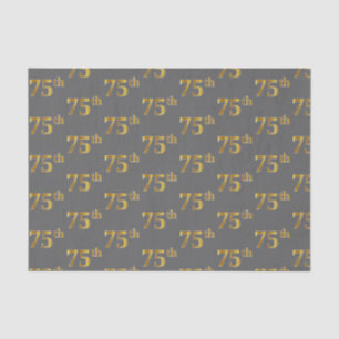 Graue, Imitate Gold 75. (75.-5.) Veranstaltung Seidenpapier